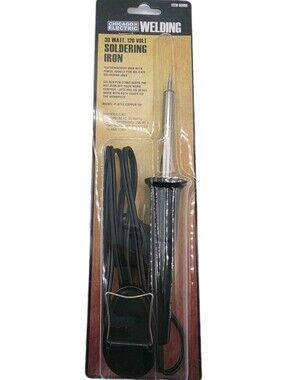 CHICAGO ELECTRIC Welding SOLDERING IRON 30 WATT 120 VOLT NEW SEALED Repair Fix